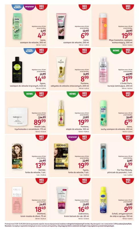 Rossmann - gazetka promocyjna Gazetka od soboty 31.08 do piątku 13.09 - strona 7