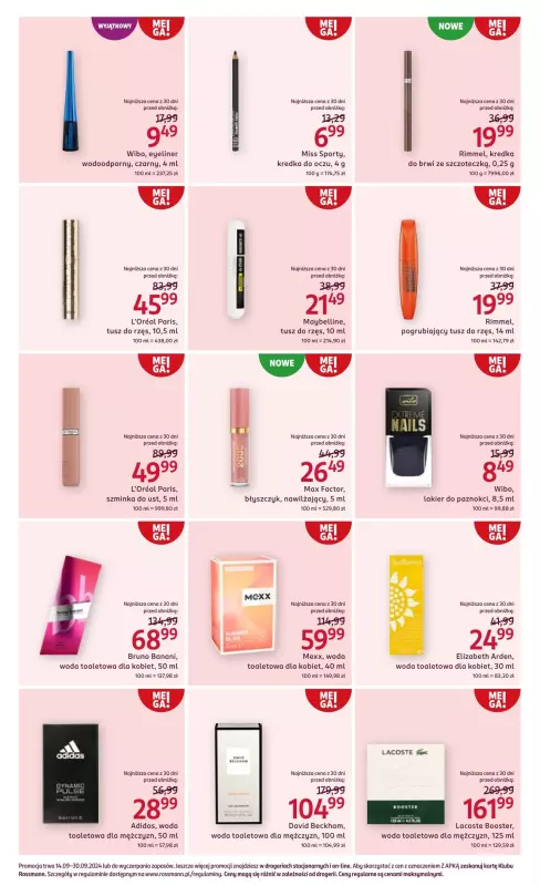 Rossmann - gazetka promocyjna Gazetka od soboty 14.09 do poniedziałku 30.09 - strona 12