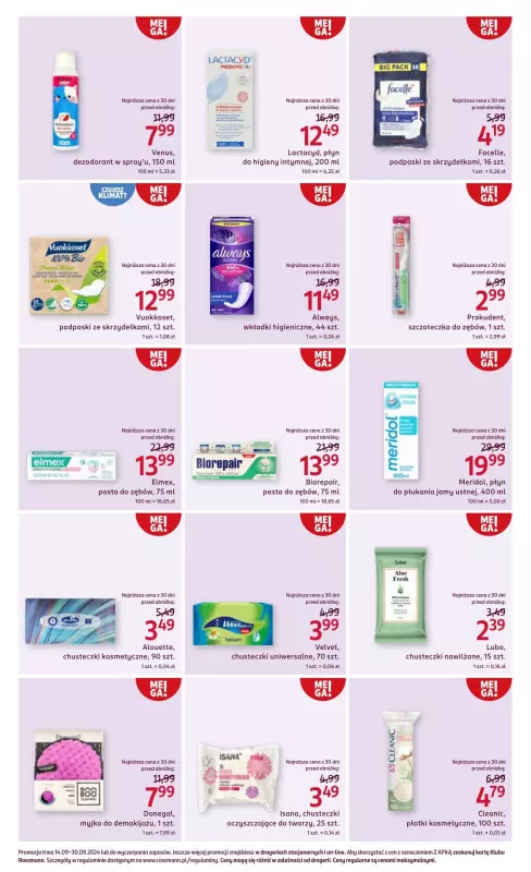 Rossmann - gazetka promocyjna Gazetka od soboty 14.09 do poniedziałku 30.09 - strona 6