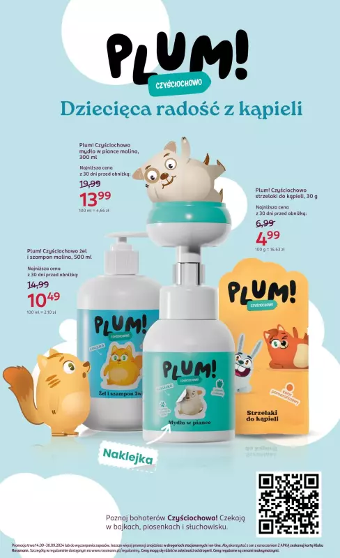 Rossmann - gazetka promocyjna Gazetka od soboty 14.09 do poniedziałku 30.09 - strona 15