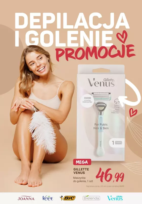 Rossmann - gazetka promocyjna Depilacja i golenie - promocje od poniedziałku 16.09 do niedzieli 22.09