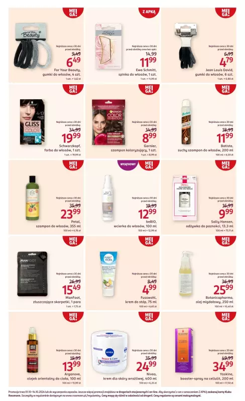 Rossmann - gazetka promocyjna Gazetka od wtorku 01.10 do poniedziałku 14.10 - strona 10