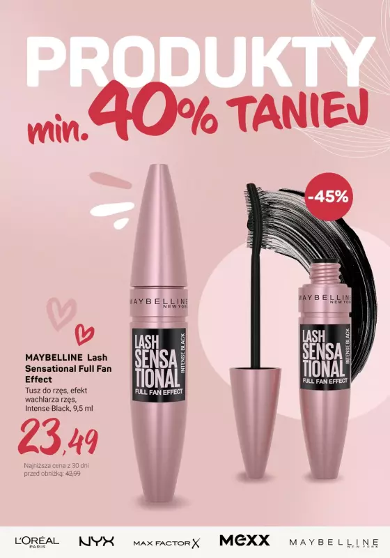 Rossmann - gazetka promocyjna Produkty min. 40% taniej od czwartku 10.10 do poniedziałku 14.10