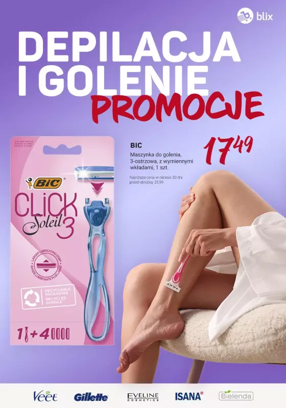 Rossmann - gazetka promocyjna Promocje na produkty do golenia i depilacji od soboty 12.10 do poniedziałku 14.10