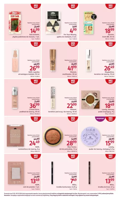 Rossmann - gazetka promocyjna Gazetka od wtorku 15.10 do środy 30.10 - strona 10