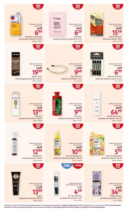 Rossmann - gazetka promocyjna Gazetka od wtorku 15.10 do środy 30.10 - strona 9