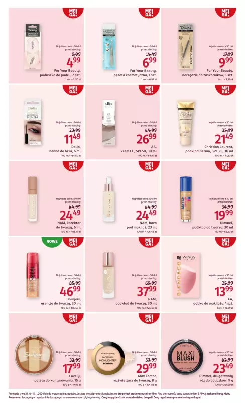 Rossmann - gazetka promocyjna Gazetka od czwartku 31.10 do piątku 15.11 - strona 10