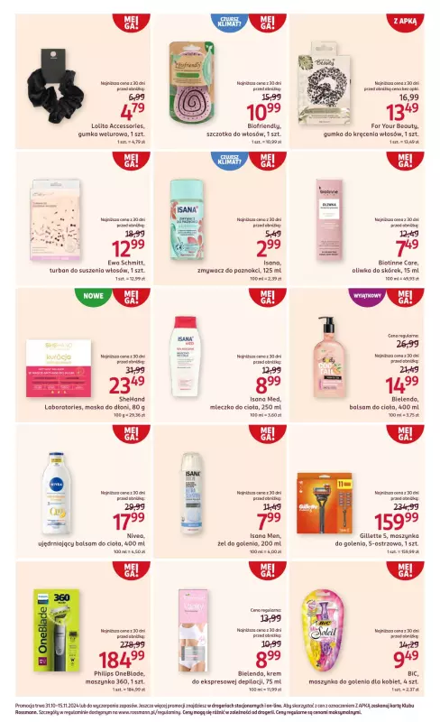 Rossmann - gazetka promocyjna Gazetka od czwartku 31.10 do piątku 15.11 - strona 9