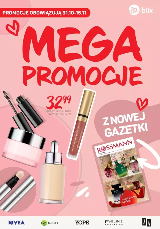 Rossmann - gazetka promocyjna MEGA PROMOCJE z nowej gazetki  