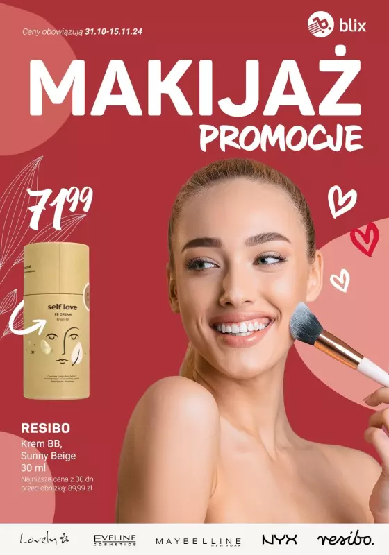 Rossmann - gazetka promocyjna PROMOCJE na makijaż od czwartku 07.11 