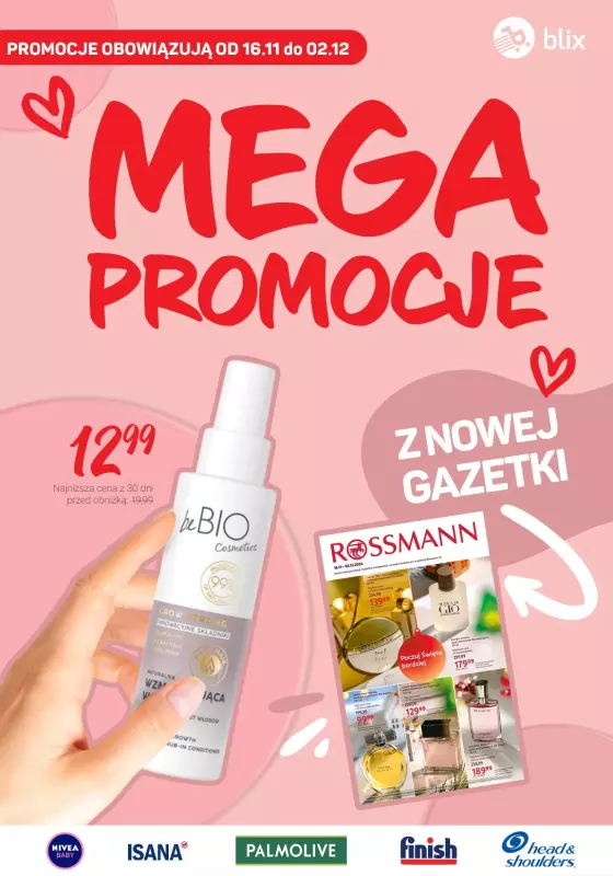 Rossmann - gazetka promocyjna MEGA promocje z nowej gazetki od soboty 16.11 