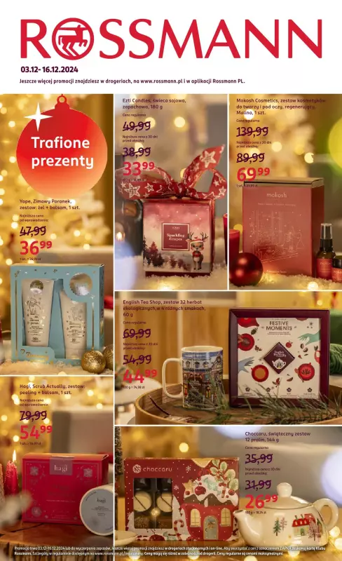 Rossmann - gazetka promocyjna Gazetka od wtorku 03.12 do poniedziałku 16.12