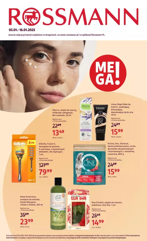 Rossmann - gazetka promocyjna Gazetka od piątku 03.01 do czwartku 16.01