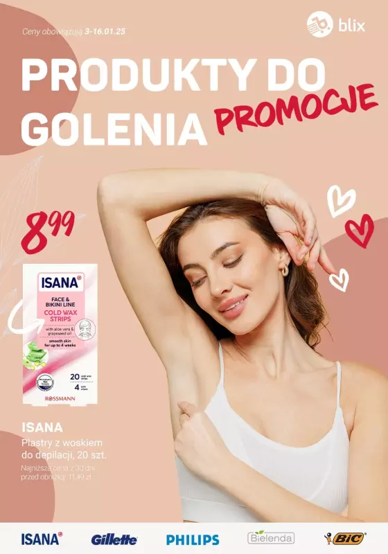 Rossmann - gazetka promocyjna Produkty do golenia na promocji od piątku 03.01 do środy 08.01