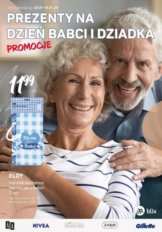 Rossmann - gazetka promocyjna Prezenty na Dzień Babci i Dziadka od czwartku 09.01 do czwartku 16.01