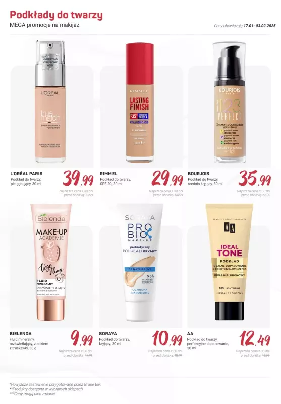 Rossmann - gazetka promocyjna MEGA promocje na makijaż od soboty 25.01  - strona 2