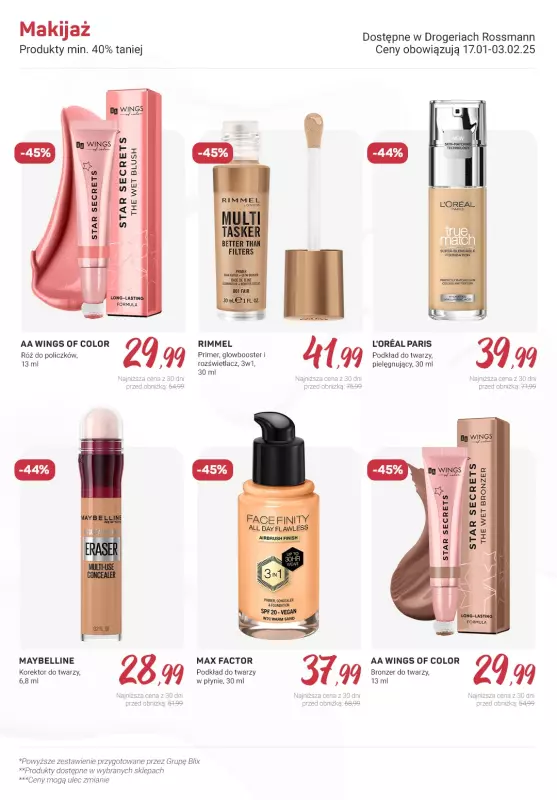 Rossmann - gazetka promocyjna Produkty min. 40% taniej od czwartku 30.01 do poniedziałku 03.02 - strona 5