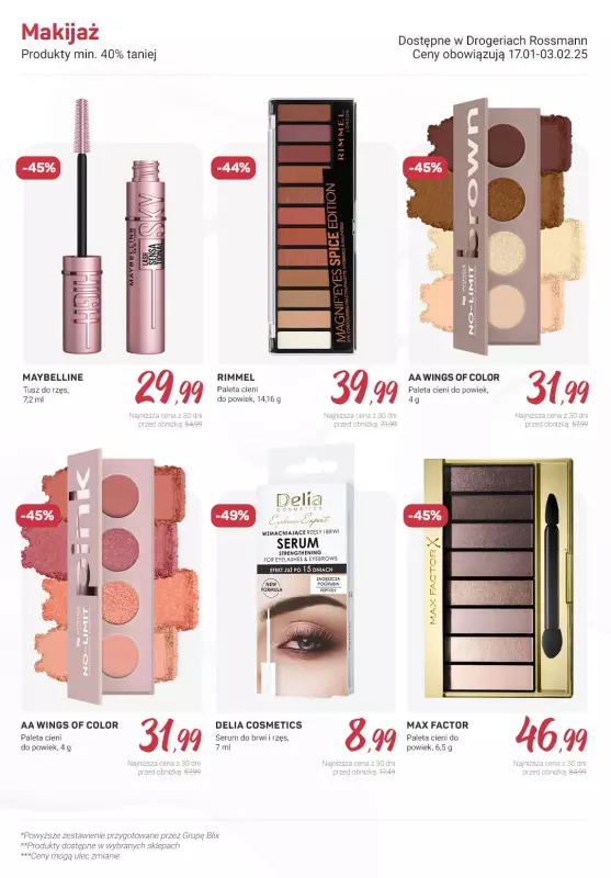 Rossmann - gazetka promocyjna Produkty min. 40% taniej od czwartku 30.01 do poniedziałku 03.02 - strona 4