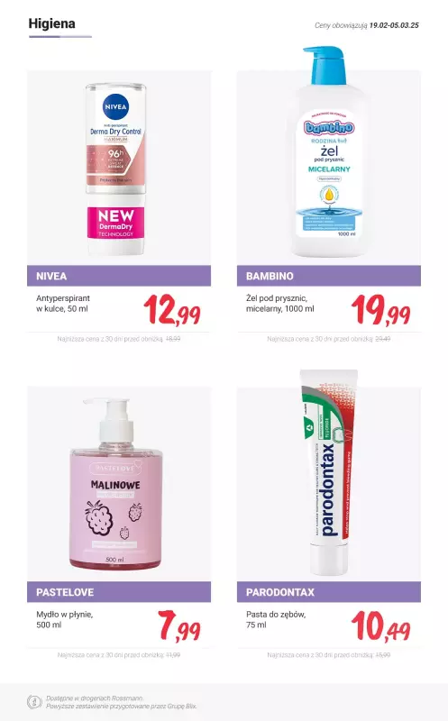 Rossmann - gazetka promocyjna MEGA promocje z nowej gazetki od środy 19.02  - strona 3