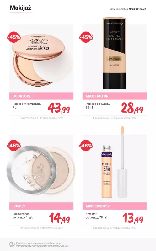 Rossmann - gazetka promocyjna Produkty min. 40% taniej od soboty 01.03 do środy 05.03 - strona 6