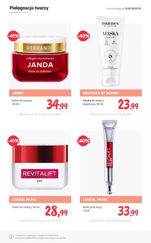 Rossmann - gazetka promocyjna Produkty min. 40% taniej od soboty 01.03 do środy 05.03 - strona 3