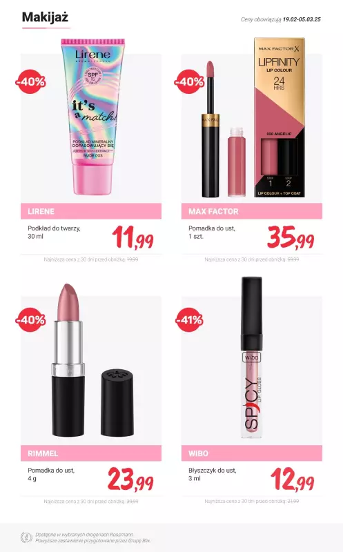 Rossmann - gazetka promocyjna Produkty min. 40% taniej od soboty 01.03 do środy 05.03 - strona 7