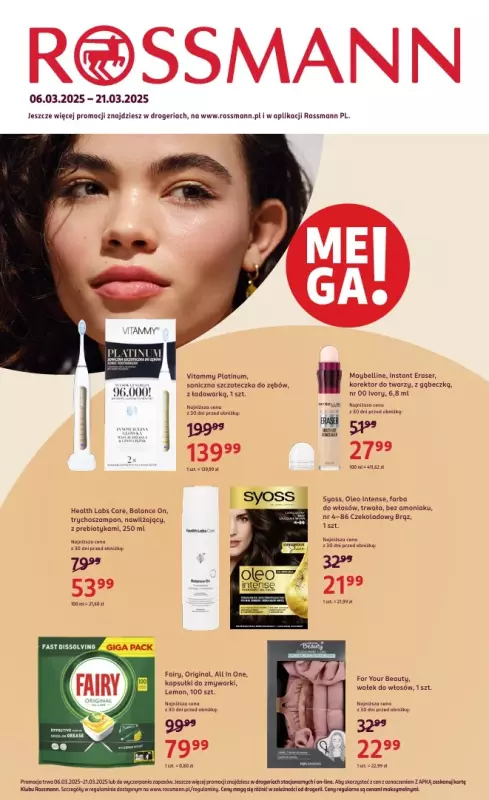 Rossmann - gazetka promocyjna Gazetka od czwartku 06.03 do piątku 21.03