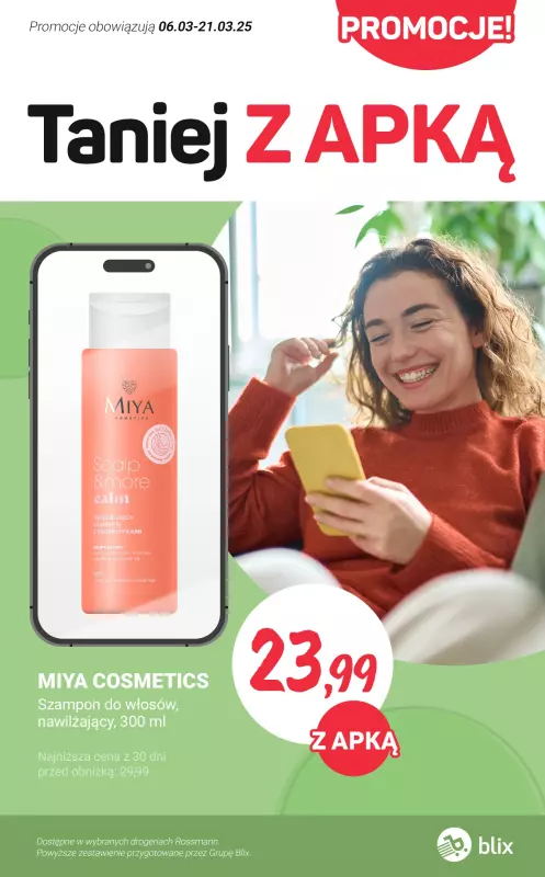 Rossmann - gazetka promocyjna Taniej Z APKĄ - sprawdź promocje!  