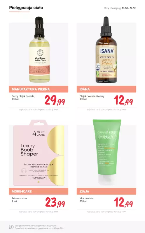 Rossmann - gazetka promocyjna Wiosenna pielęgnacja - PROMOCJE od czwartku 13.03  - strona 4