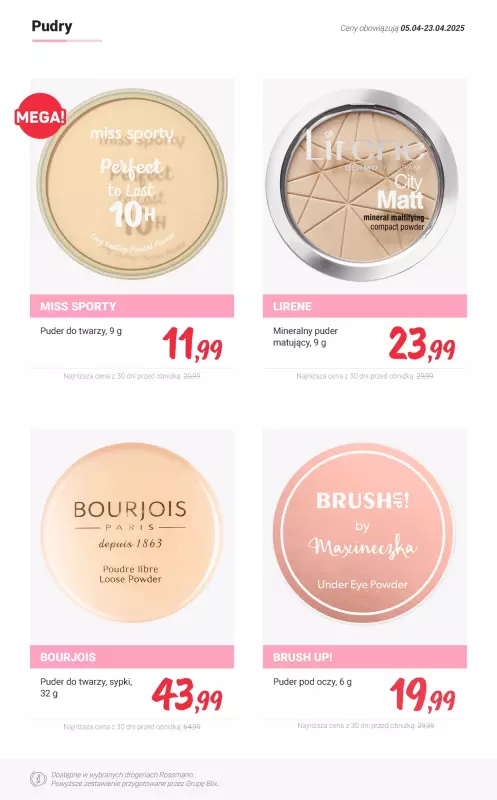 Rossmann - gazetka promocyjna Wiosenne promocje na makijaż od soboty 19.04 do środy 23.04 - strona 5