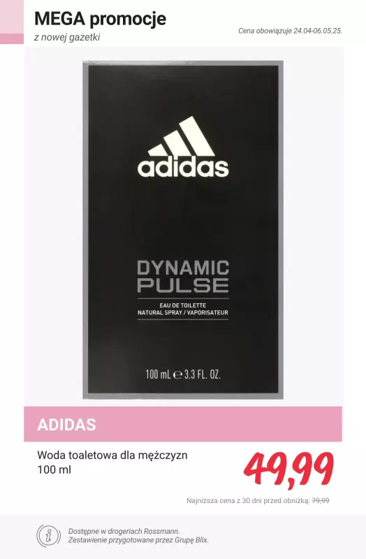 Rossmann - gazetka promocyjna MEGA promocje z nowej gazetki od czwartku 24.04 do wtorku 06.05 - strona 14