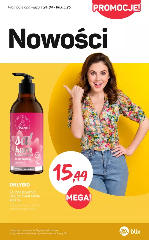 Rossmann - gazetka promocyjna Nowości na PROMOCJI od czwartku 01.05 do wtorku 06.05