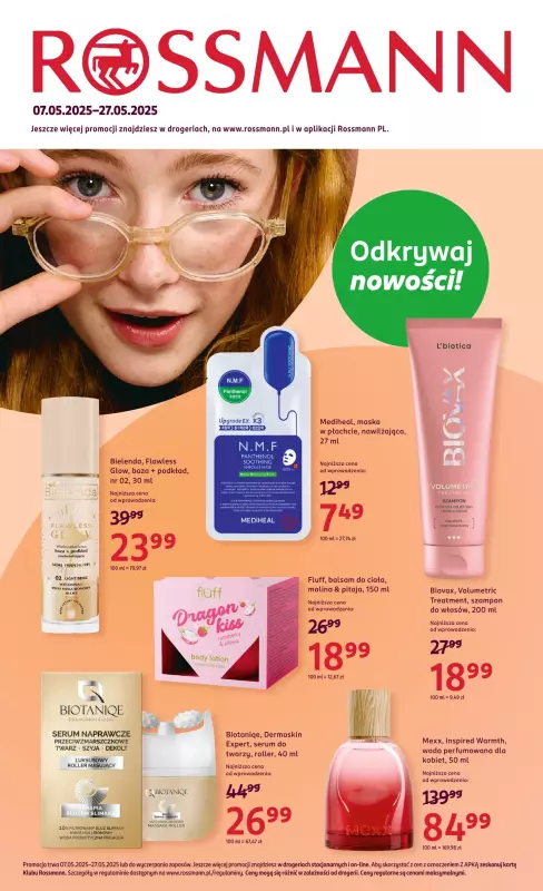 Rossmann - gazetka promocyjna Gazetka od środy 07.05 do wtorku 27.05