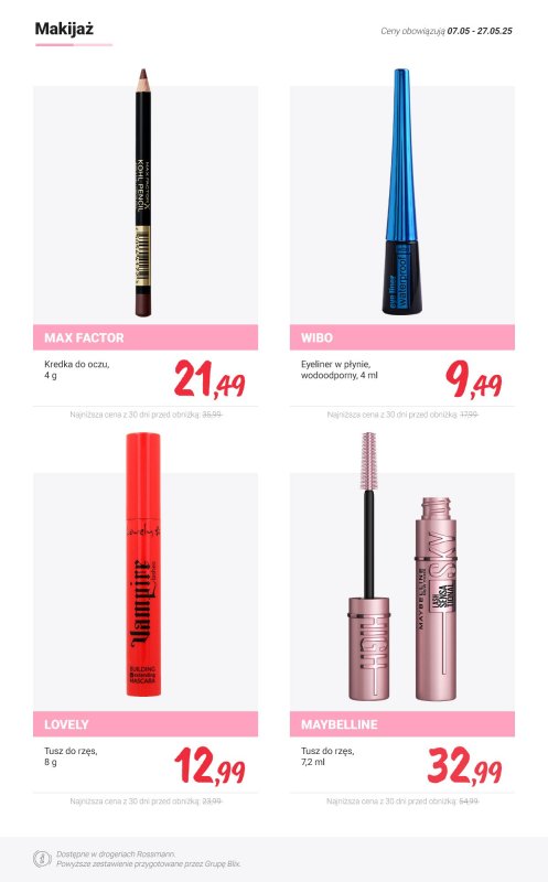 Rossmann - gazetka promocyjna MEGA promocje z nowej gazetki od środy 07.05 do wtorku 27.05 - strona 4