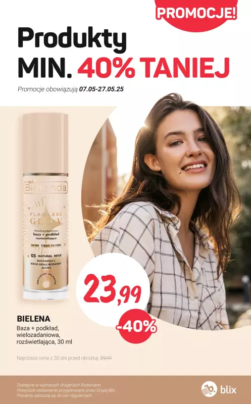 Rossmann - gazetka promocyjna Produkty min. 40% taniej  