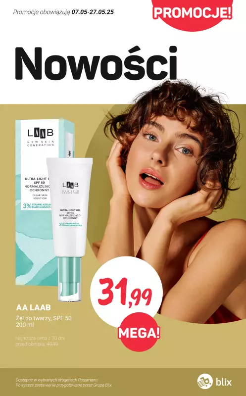 Rossmann - gazetka promocyjna Nowości na promocji  