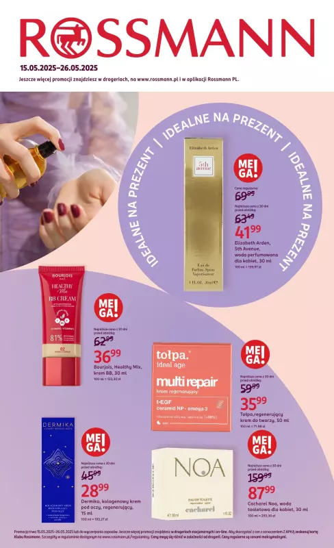 Rossmann - gazetka promocyjna Idealne na prezent dla mamy! od czwartku 15.05 do poniedziałku 26.05