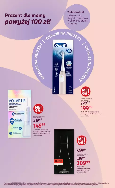 Rossmann - gazetka promocyjna Idealne na prezent dla mamy! od czwartku 15.05 do poniedziałku 26.05 - strona 10