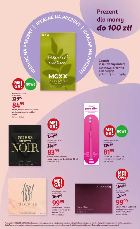 Rossmann - gazetka promocyjna Idealne na prezent dla mamy! od czwartku 15.05 do poniedziałku 26.05 - strona 9