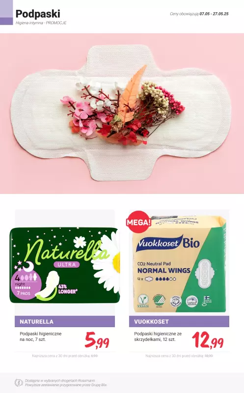 Rossmann - gazetka promocyjna Higiena intymna - PROMOCJE   - strona 2