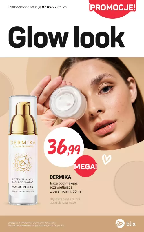 Rossmann - gazetka promocyjna GLOW LOOK - przygotuj się na lato! od wtorku 20.05 do wtorku 27.05