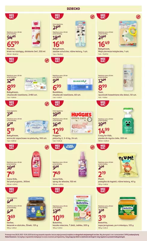 Rossmann - gazetka promocyjna Gazetka od środy 28.05 do piątku 13.06 - strona 13