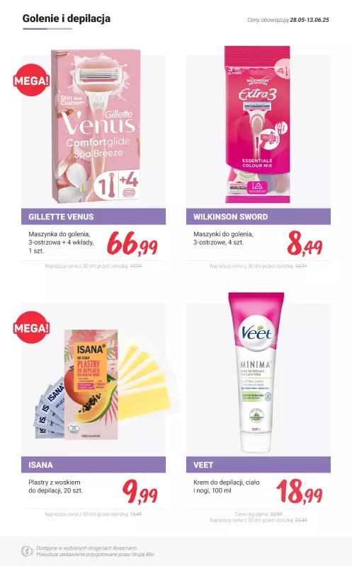 Rossmann - gazetka promocyjna Produkty higieniczne - promocje od wtorku 03.06 do piątku 13.06 - strona 6