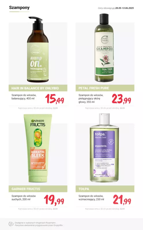 Rossmann - gazetka promocyjna MEGA promocje na włosy od soboty 07.06 do piątku 13.06 - strona 4