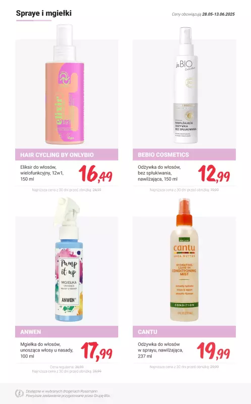 Rossmann - gazetka promocyjna MEGA promocje na włosy od soboty 07.06 do piątku 13.06 - strona 9