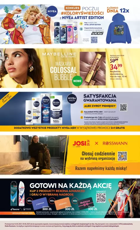 Rossmann - gazetka promocyjna Gazetka od soboty 14.06 do poniedziałku 30.06 - strona 14