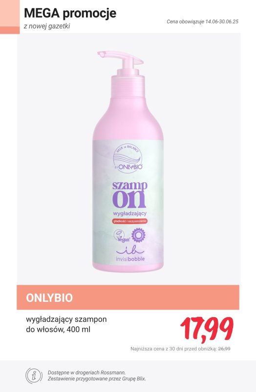 Rossmann - gazetka promocyjna MEGA promocje z nowej gazetki od niedzieli 15.06 do poniedziałku 30.06 - strona 7
