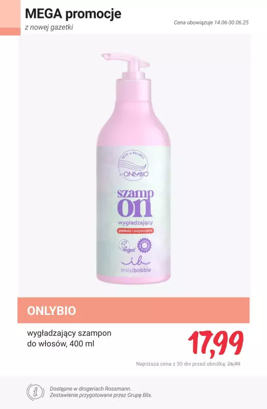 Rossmann - gazetka promocyjna MEGA promocje z nowej gazetki od niedzieli 15.06 do poniedziałku 30.06 - strona 7