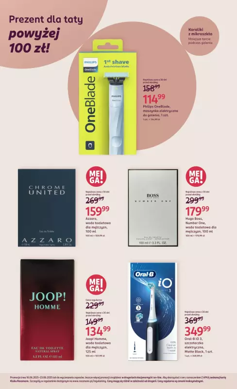 Rossmann - gazetka promocyjna Męska pielęgnacja od poniedziałku 16.06 do poniedziałku 23.06 - strona 8