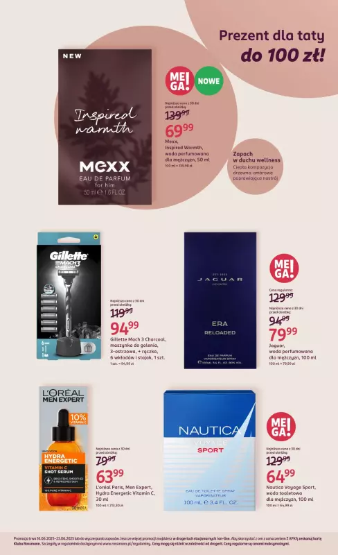 Rossmann - gazetka promocyjna Męska pielęgnacja od poniedziałku 16.06 do poniedziałku 23.06 - strona 7